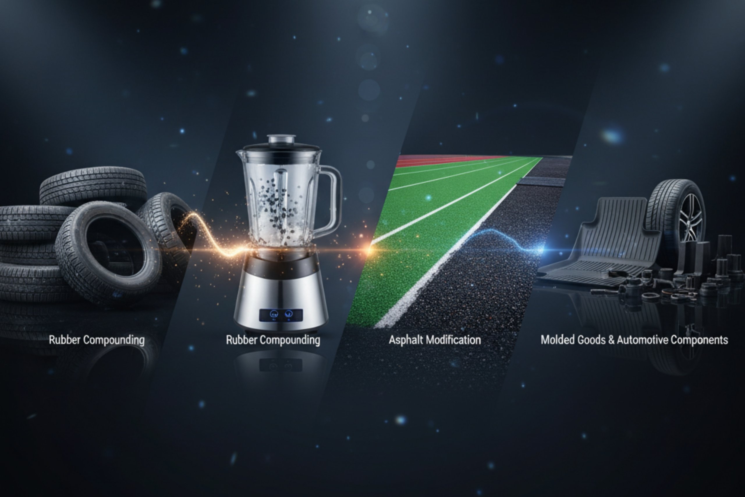 Recycle Tyre Applications